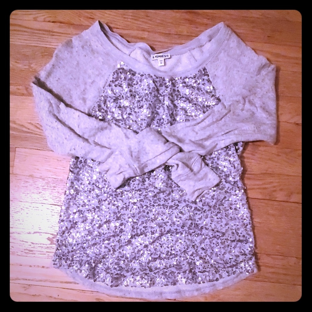 Express Sequined sweater